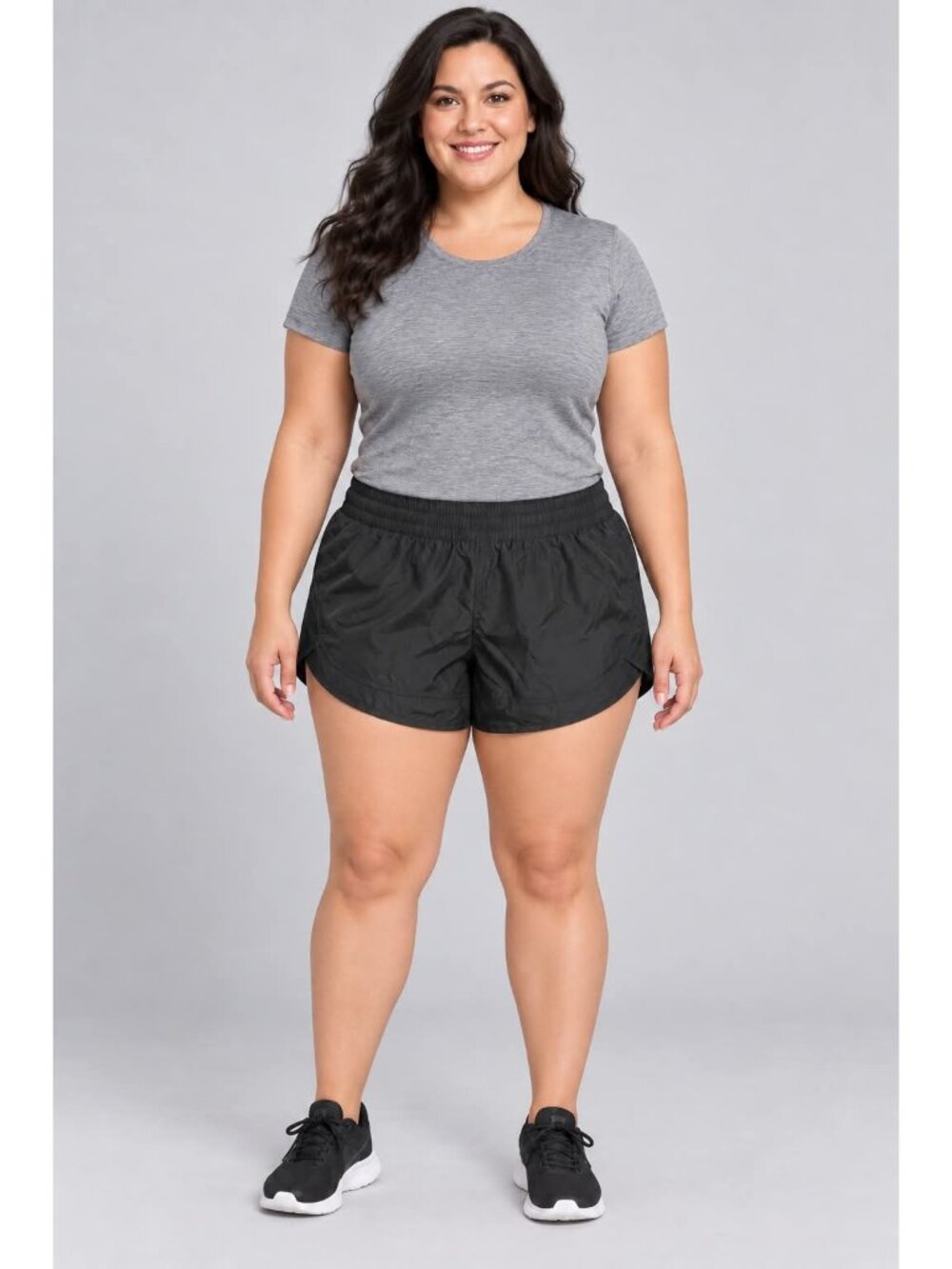 Athletic Works Womens Black Running Shorts Size XXL skuj
